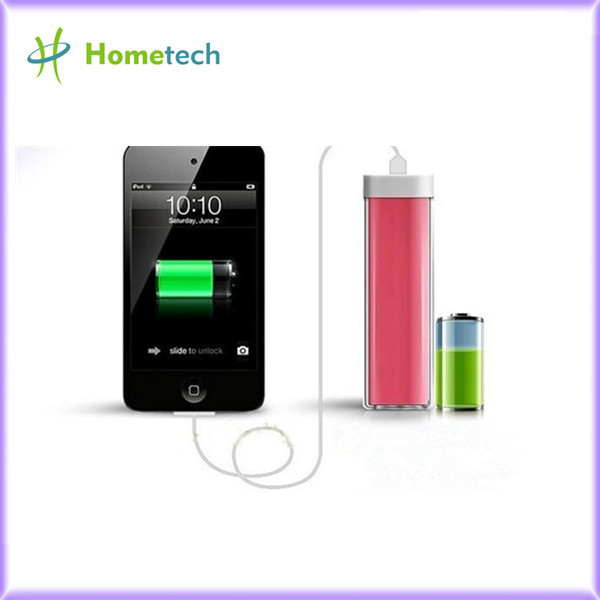 2600mAh Power Bank Charger Lipstick Portable Poewr Bank