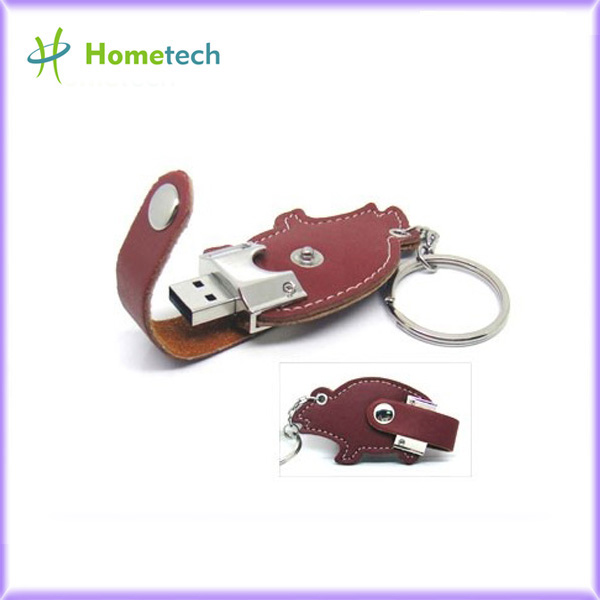 Anniversary Gift Leather USB Flash Disk 3.0 Storage Device